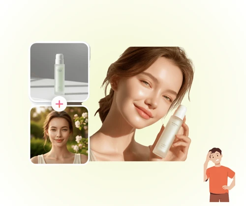 Смешиватель изображений с ИИ – Трудно естественно объединить фото?