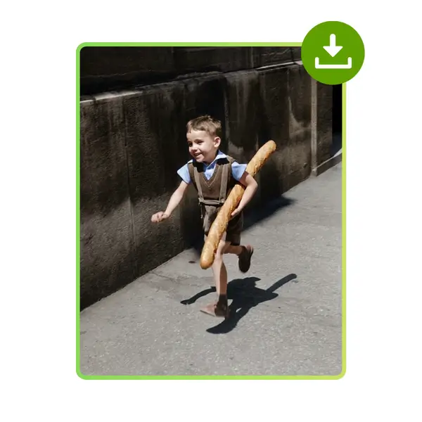 AI Image Colorizer - Step 3: Download the Final Image