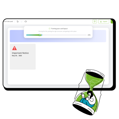 Générateur d'infographies IA : Étape 2 : Laissez l'IA analyser et concevoir votre infographie