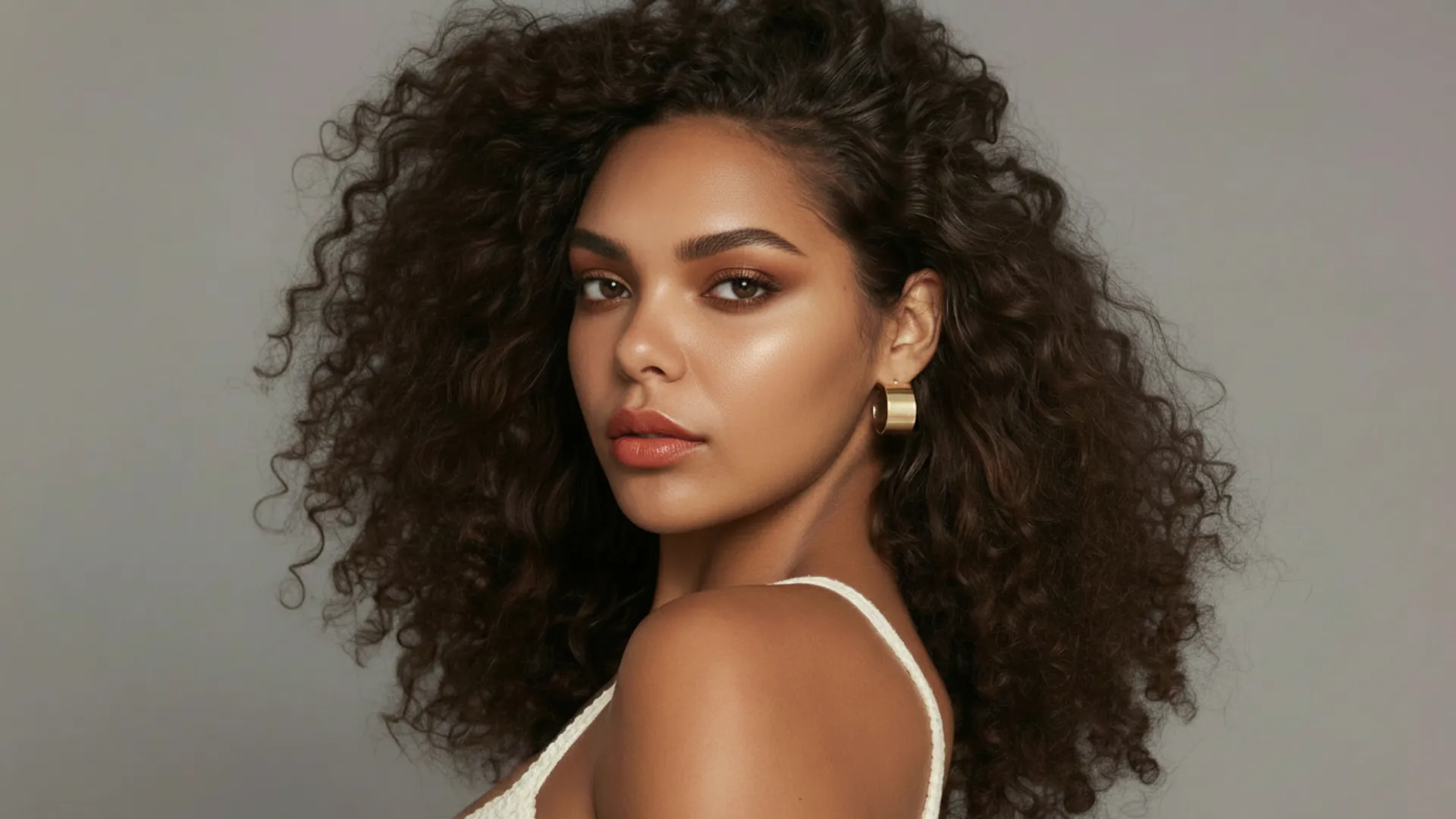 AIメイクアップジェネレーターサンプル：サンキスドブロンズ適用前