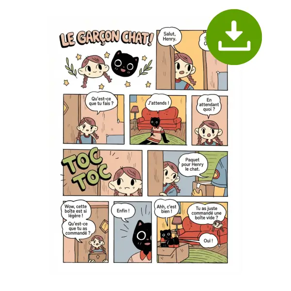 KI-Manga Übersetzer - Schritt 3: Erzeuge und lade die Übersetzungen herunter