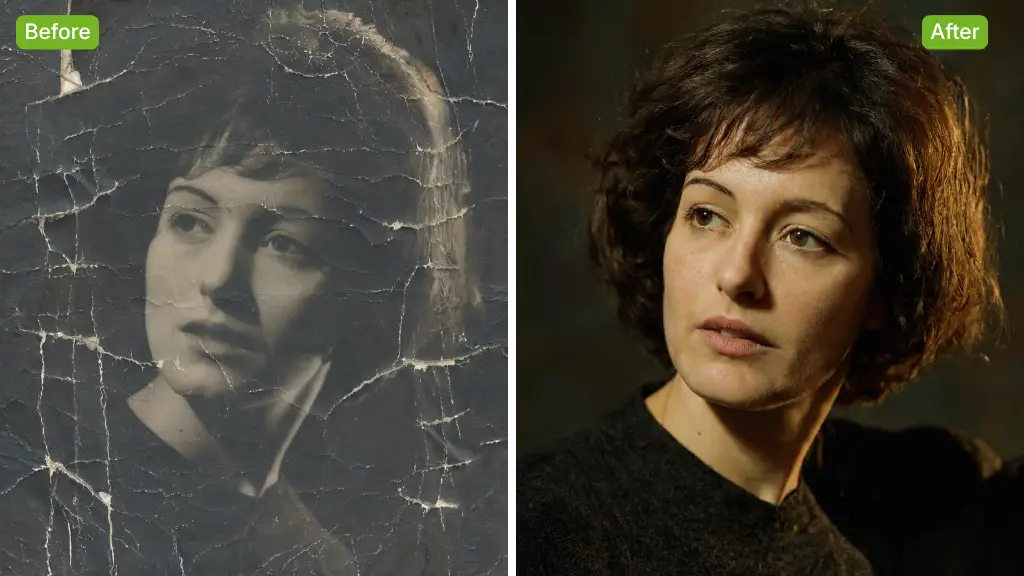 Old Photo Restoration with AI Sample: after | VisualGPT