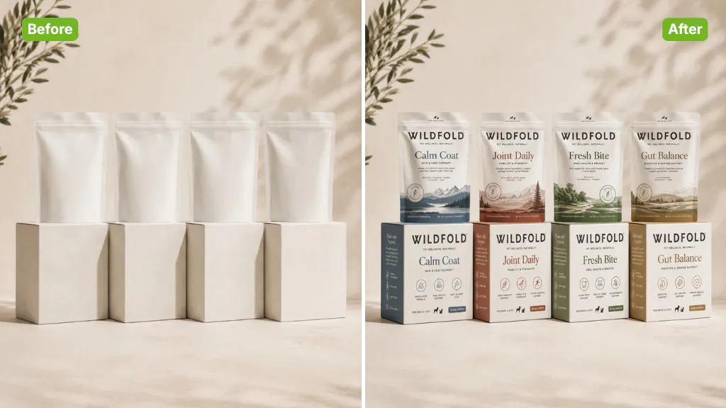 AI Packaging Design Generator Sample Image