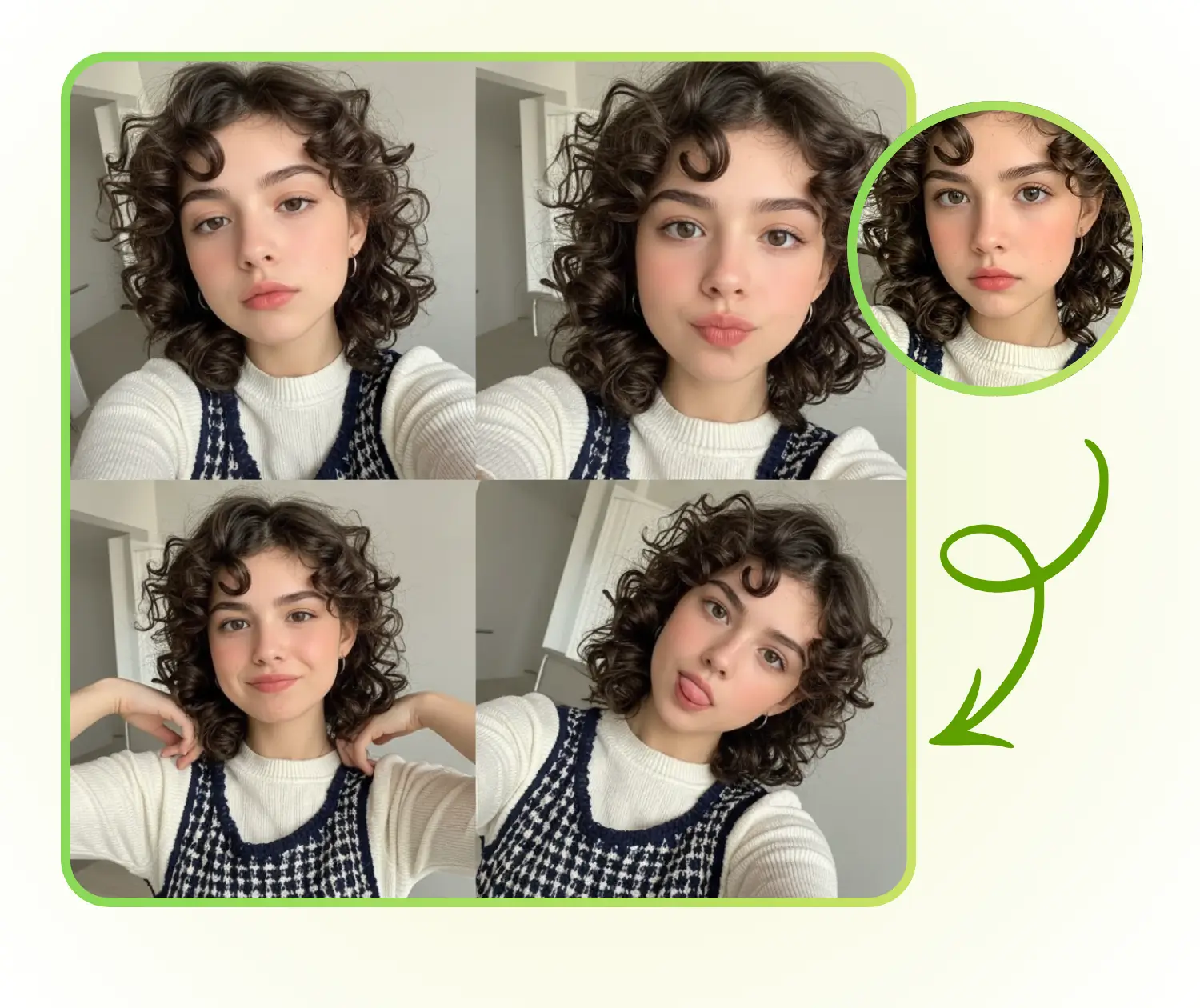 Создатель фотосетки с ИИ: Улучшайте свои профили в социальных сетях