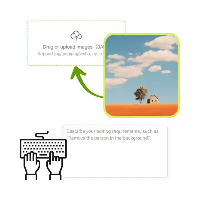 KI-Pixel-Art-Generator - Schritt 1: Bild hochladen oder beschreiben