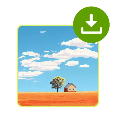 KI-Pixel-Art-Generator - Schritt 3: Generieren und HD-Pixel-Art herunterladen