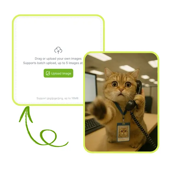 PNG Maker - Step 1: Upload Image to PNG Maker