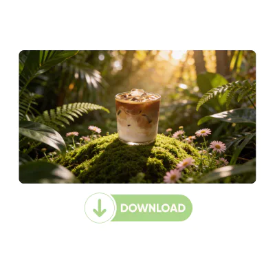 Step 3: Download AI Product Photography Result