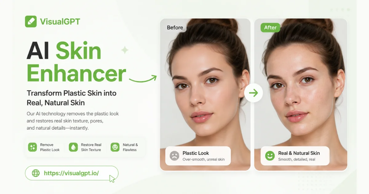 AI Skin Enhancer - Retouch Skin Texture Free, No Sign-up