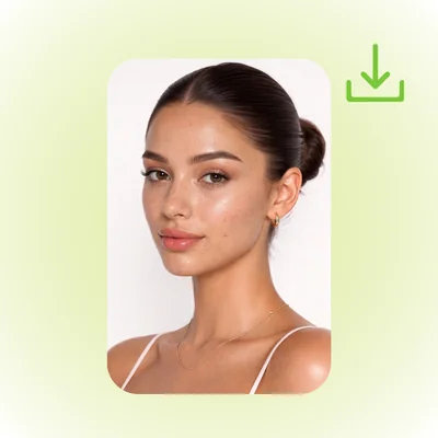 AI Skin Enhancer: Step 3 - Review and Download