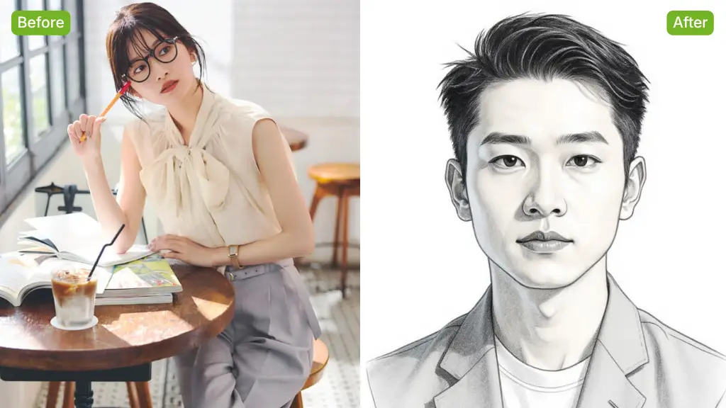 AI Soulmate Sketch Sample Image