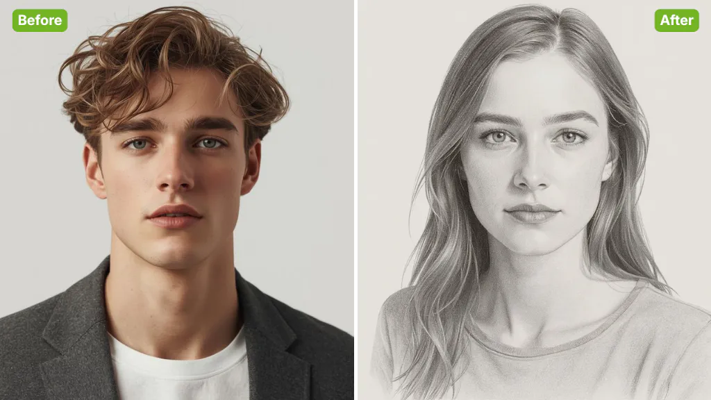 AI Soulmate Sketch Sample: Soulmate Sketch