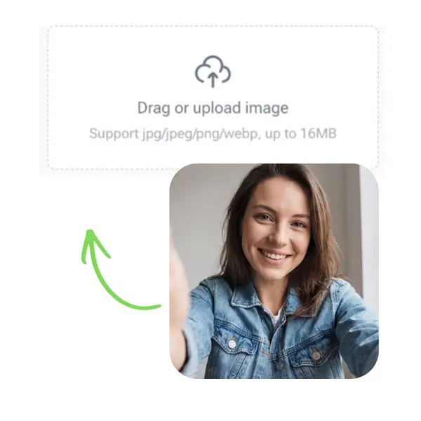 AI Soulmate Sketch - Step 1: Upload Your Own Photo to Begin