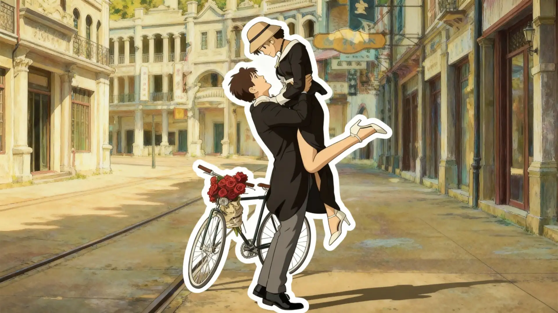 Exemple du Générateur d'Autocollants AI : Ghibli après