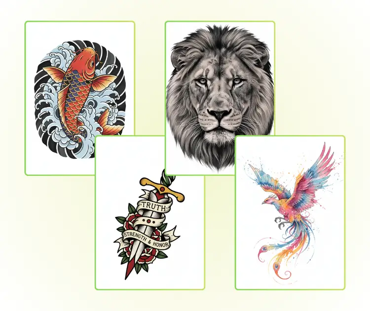 Crea Múltiples Estilos de Tatuaje en Minutos