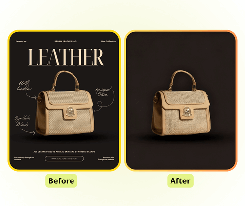 Suppresseur de texte AI : e-commerce et images de produits