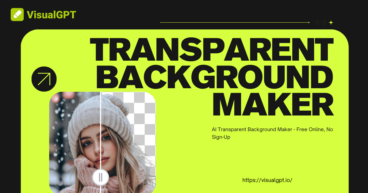 VisualGPT Creador de Fondo Transparente con IA - Gratis en Línea, Sin Registro