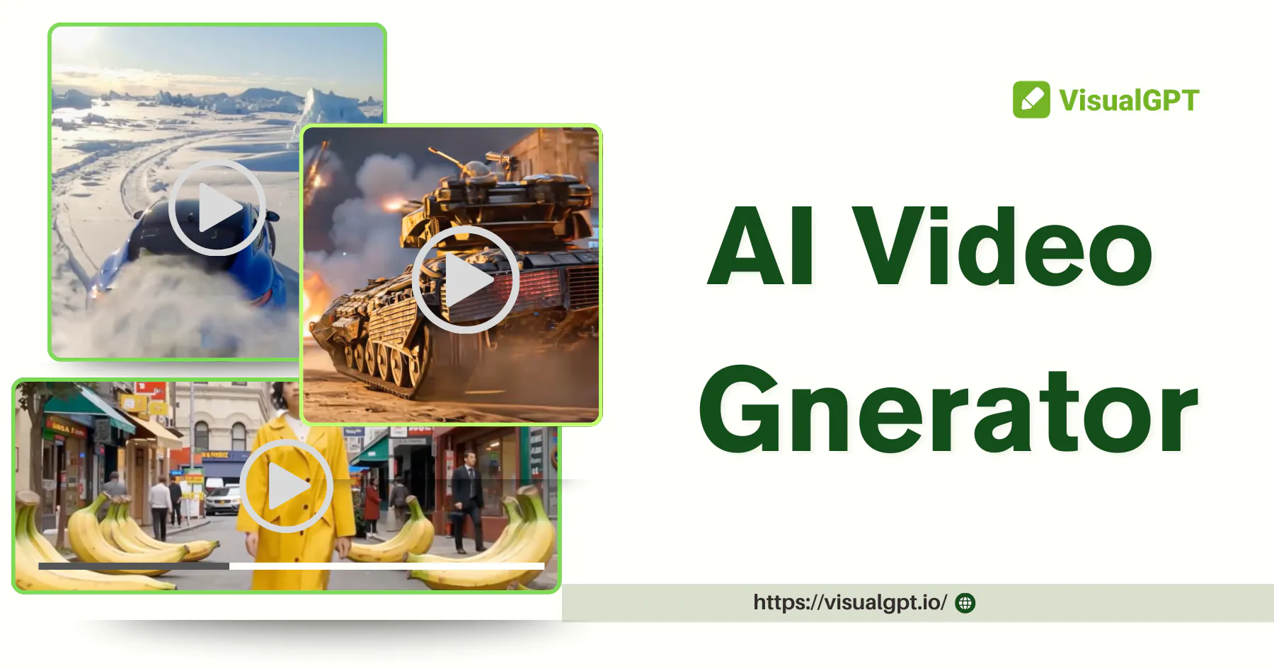 KI-Video-Generator - Erstellen Sie Videos aus Text und Bild online