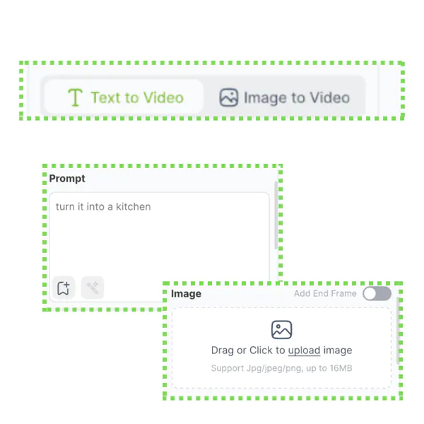 Schritt 1: Geben Sie Ihren Text-Prompt oder Ihr Bild ein