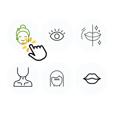 مزيل تجاعيد الذكاء الاصطناعي: الخطوة 2 - اختر المنطقة التي تريد تنعيمها