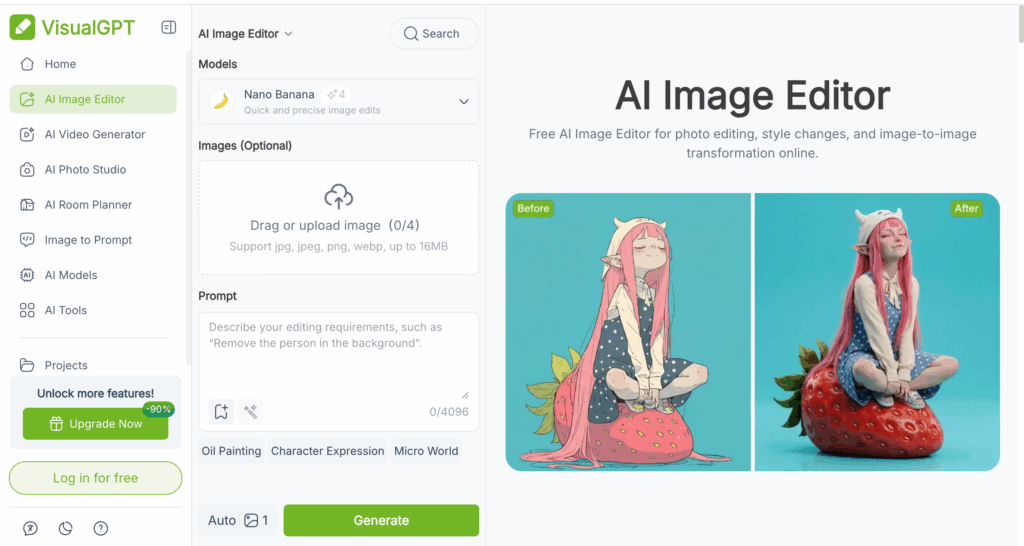 1. VisualGPT: The Ultimate Professional Image Hub