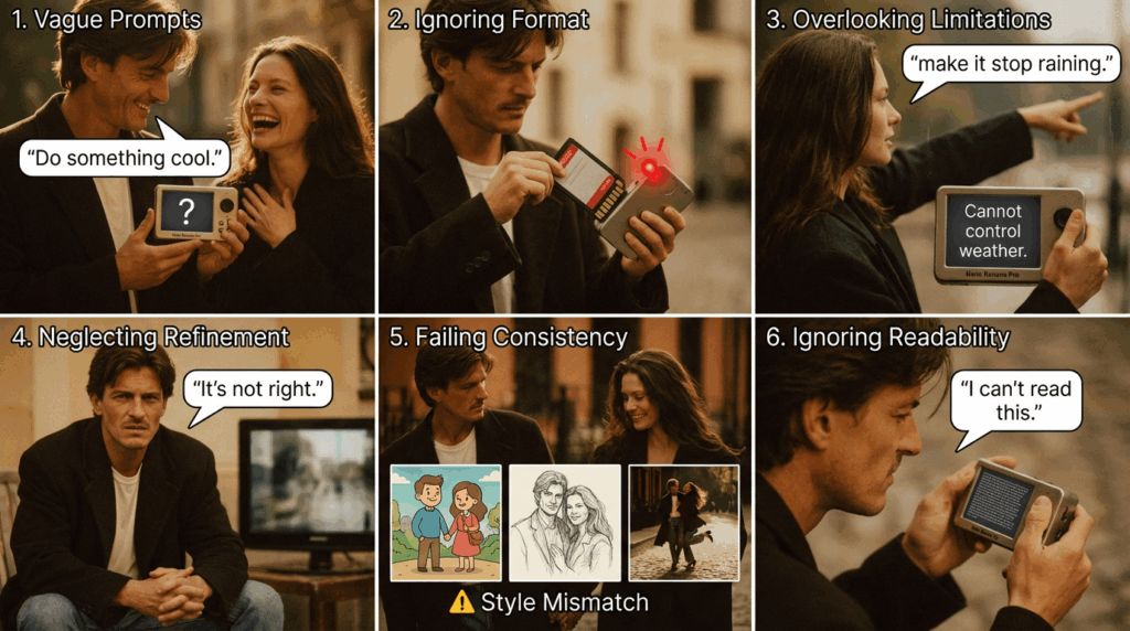 Common Mistakes When Learning How to Use Nano Banana Pro