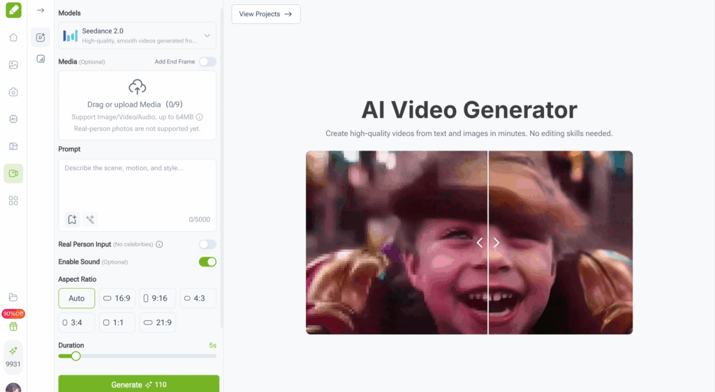 VisualGPT aggregates multiple AI video models into a single workspace