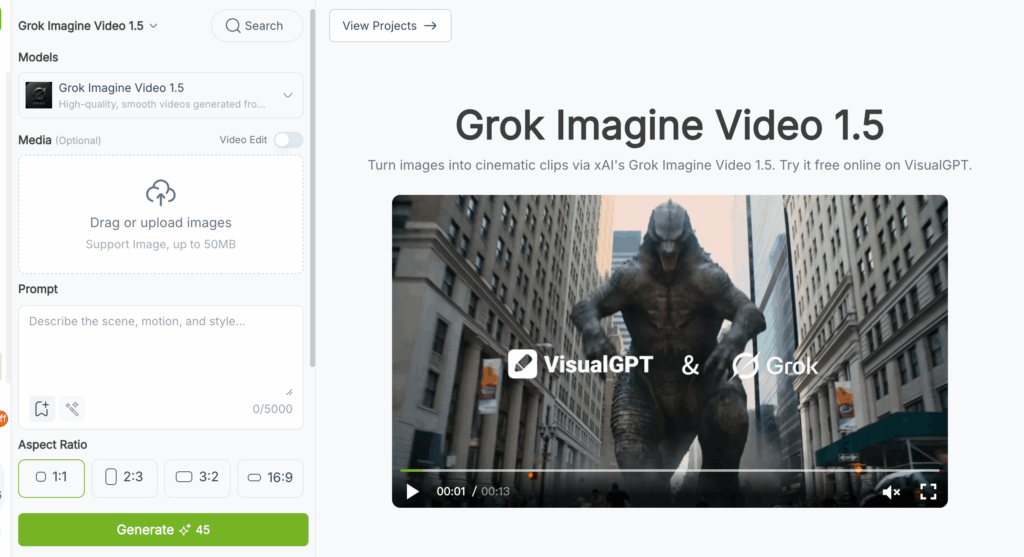 A Detailed Practical Workflow: How to Use Grok Imagine Video 1.5