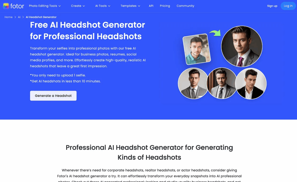 Fotor — Best Entry-Level Solution for Simple Business Phot