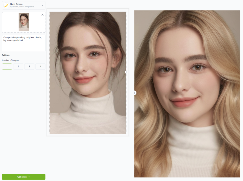 Portrait Editing (Hair, Clothes, Background)