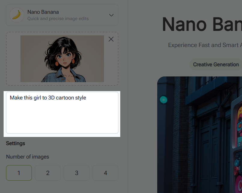 Step 2 – Enter and Refine Text Prompts
