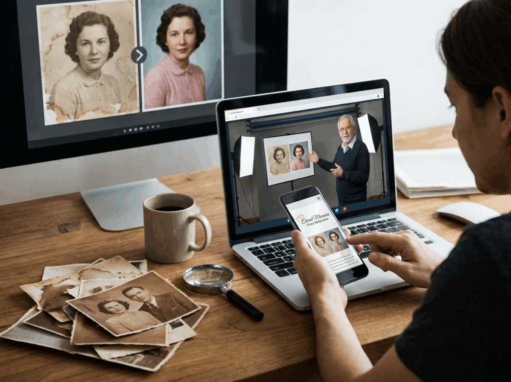 Way 4: How to Restore Old Photos by Recruiting a Professional Restorer