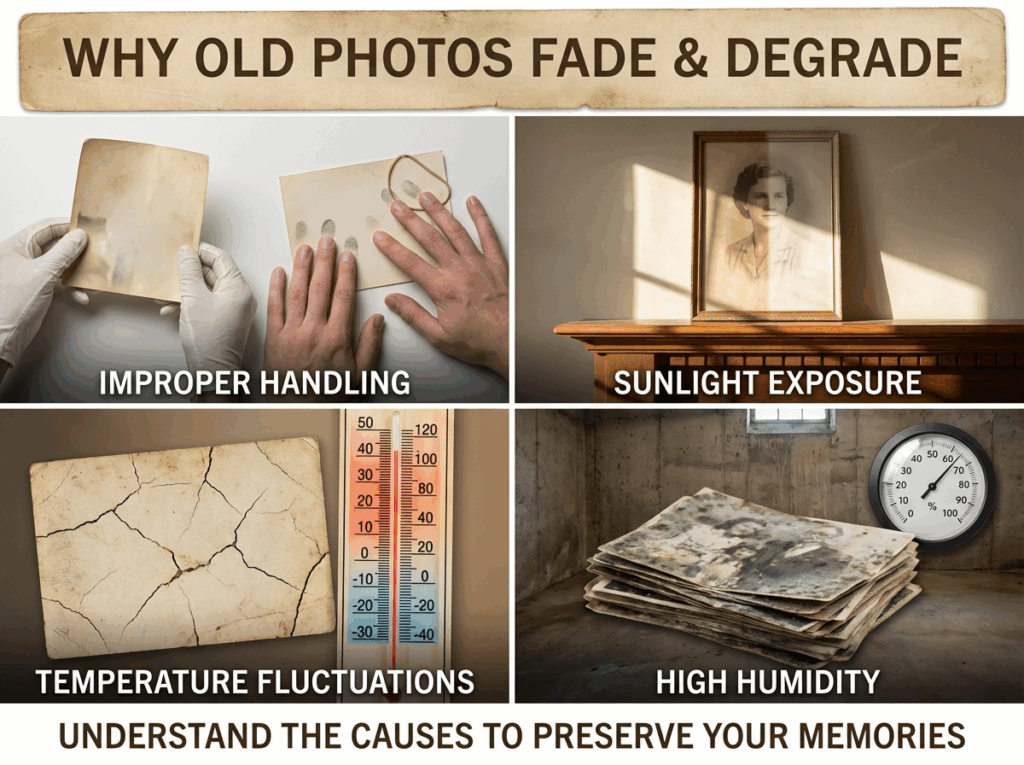 Why Do Photos Fade Before You Learn How to Restore Old Photos?
