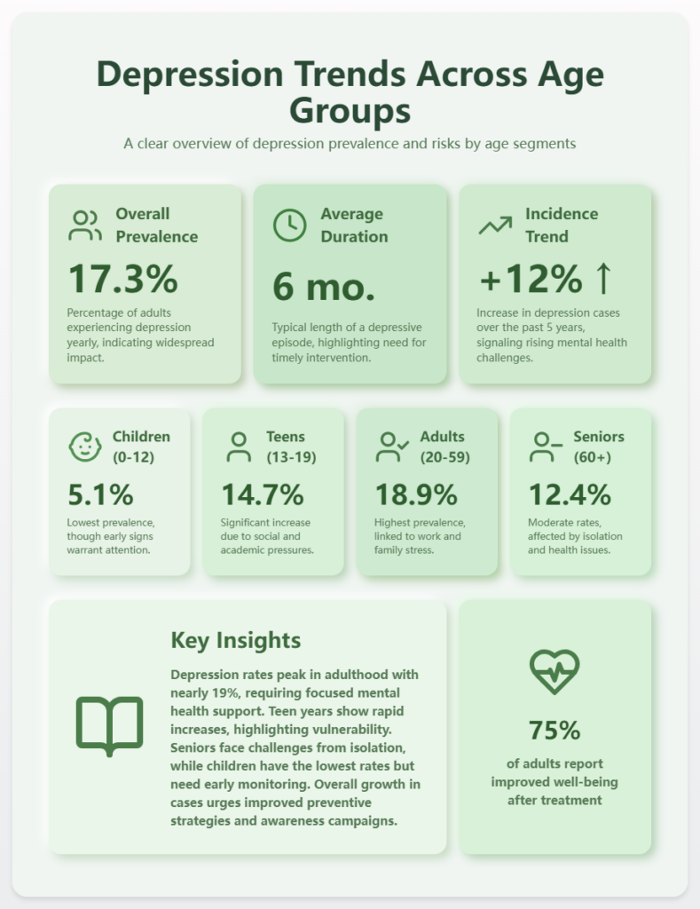 Depression Trends Across Age Groups