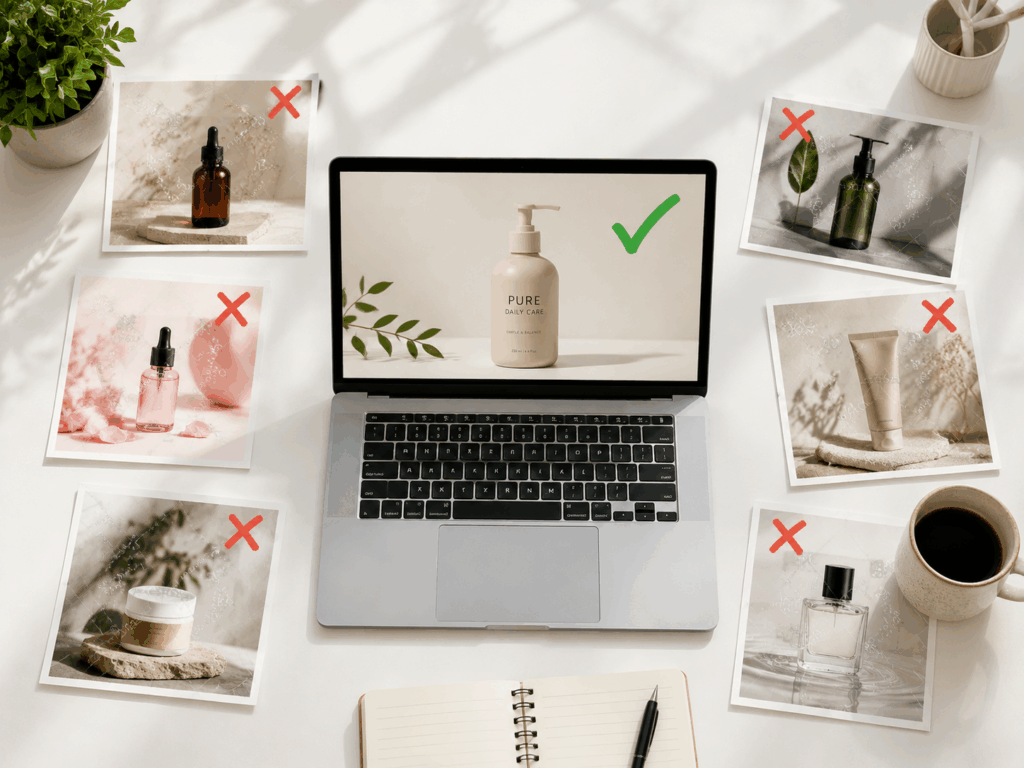 ecommerce seller batch cleaning stock photo watermarks with AI tool