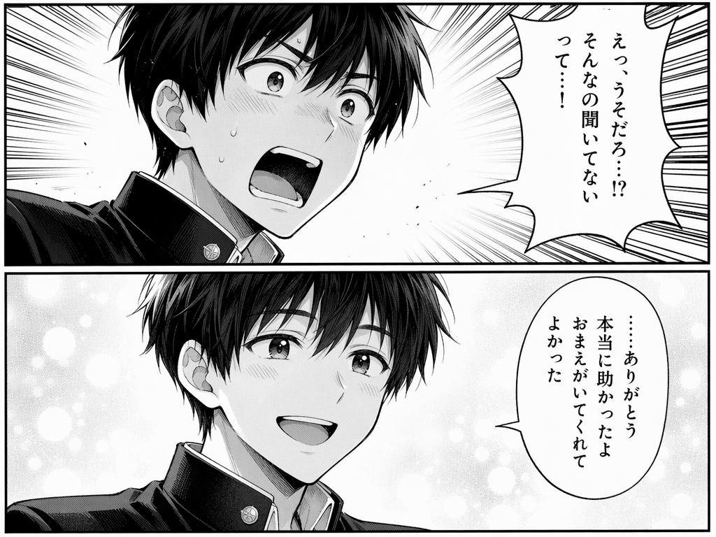 GPT Image 2: Character-consistent manga page