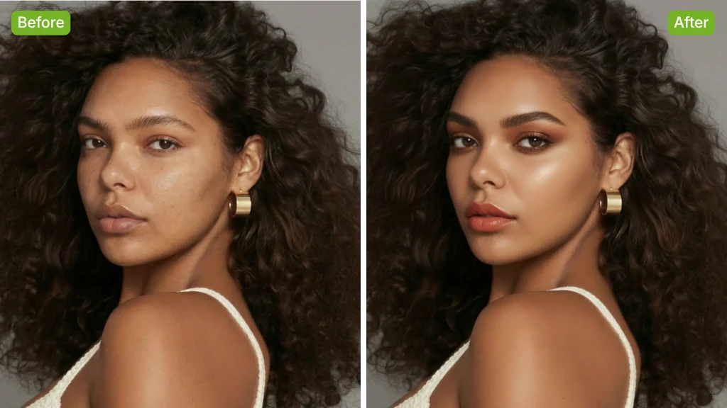 AI Makeup Generator Sample Image
