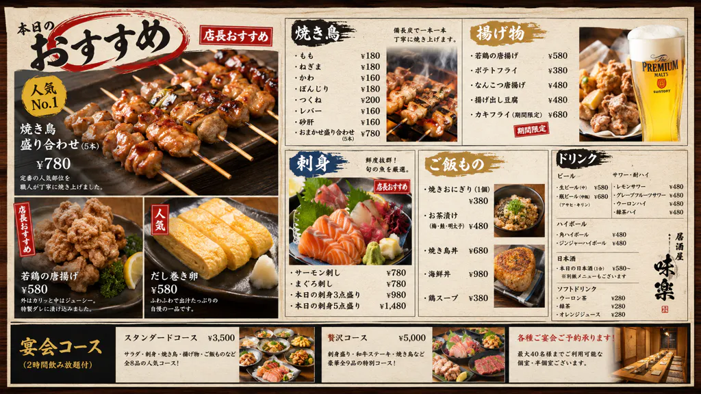 AI Menu Generator Sample Image