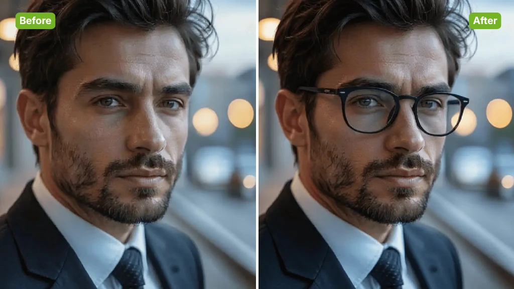 AI Virtual Try On Glasses Sample