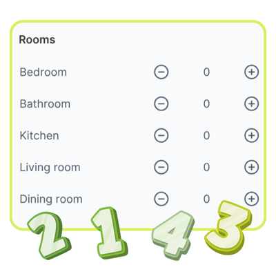Générateur de Plans AI : Étape 1 : Choisissez le nombre de pièces