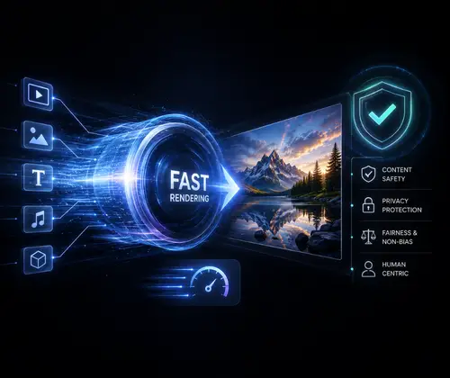 Rendu rapide avec conformité de sécurité