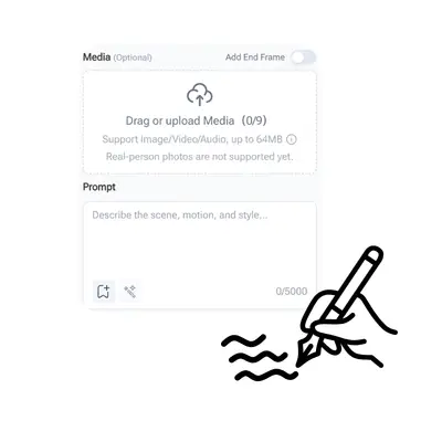 إدخال المطالبة في HappyHorse 1.0