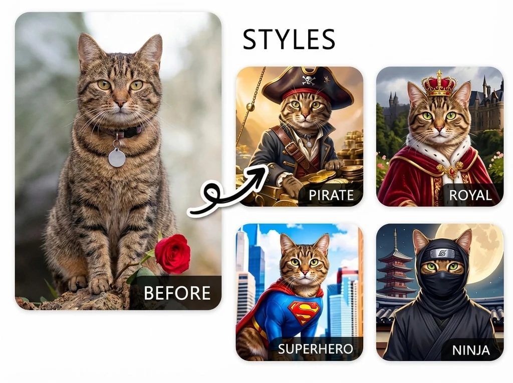 AI Pet Portrait Generator