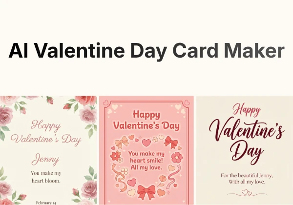 AI Valentines Day Card Maker