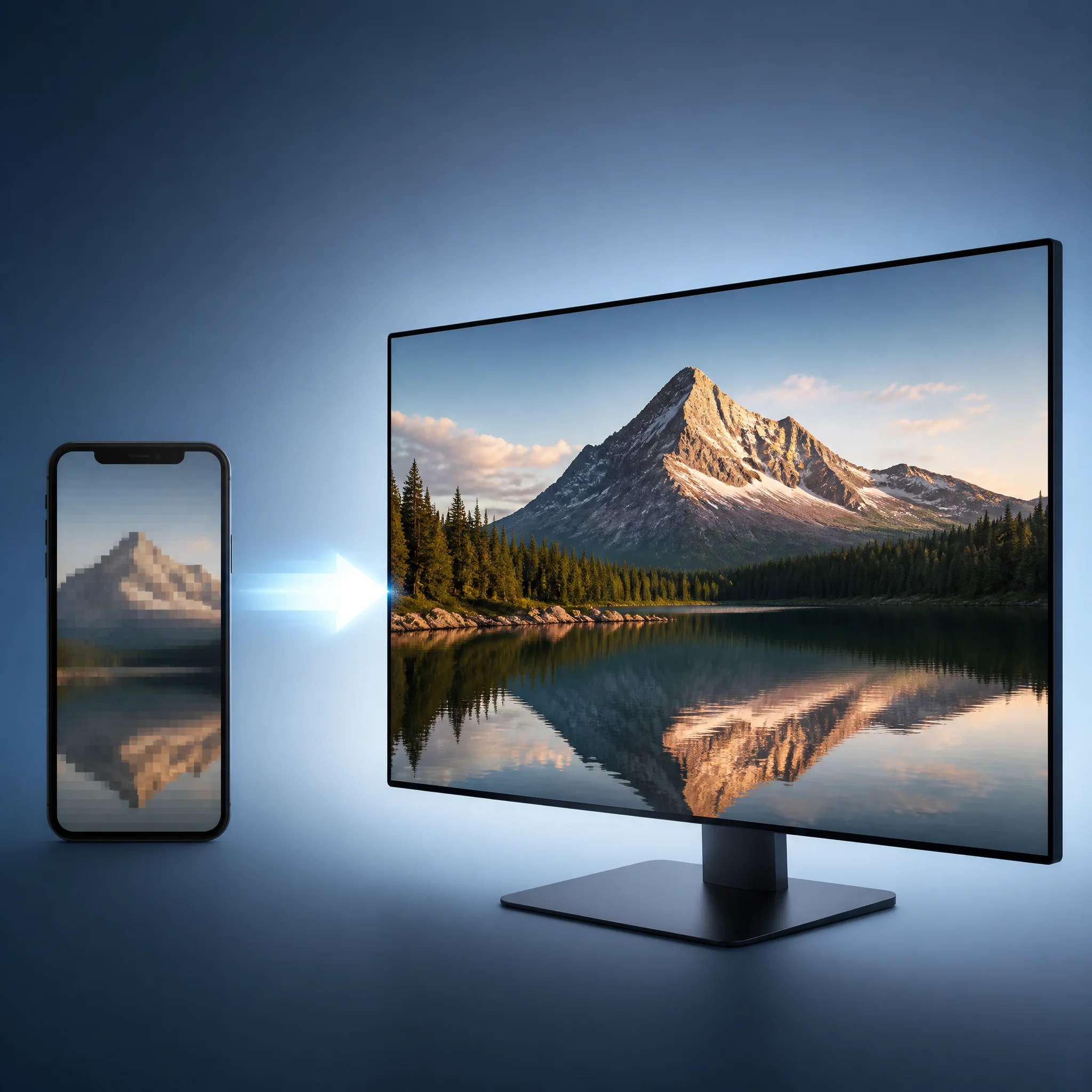 Von jeder Auflösung auf 4K in Sekunden
