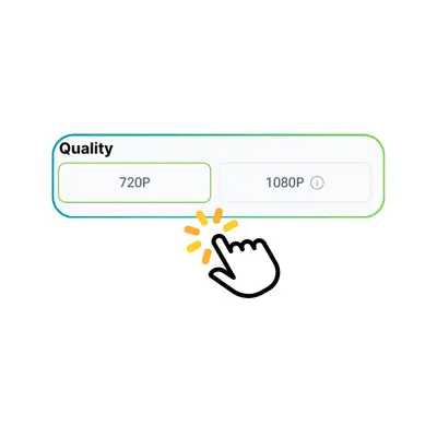Выберите качество в ИИ Управление Движением