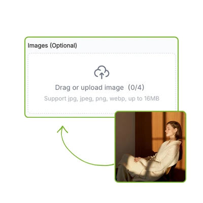 Nano Banana 2 Lite - Paso 1: Subir una imagen (opcional)