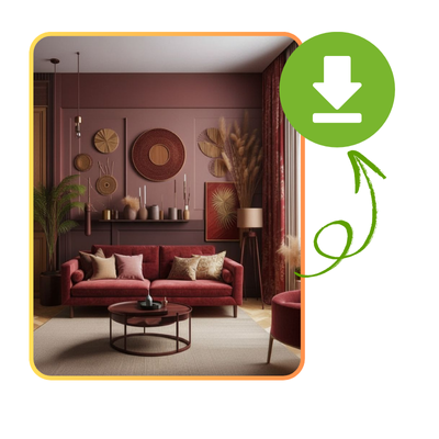 Visualiseur de Couleur de Peinture : Étape 3 : Prévisualisez, Téléchargez et Partagez