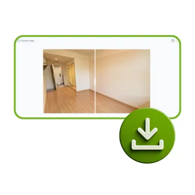 Nettoyeur de pièce IA : Étape 3: vérifiez les résultats et téléchargez