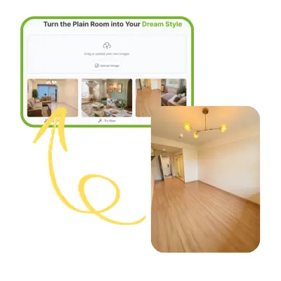 AI Room Planner: Step 1: Upload Your Room Photo